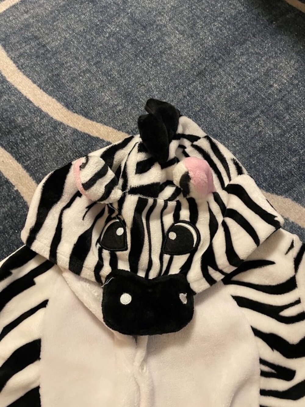 Zebra full body PJs - Picture 4 of 4